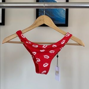Amuse Society red bikini bottom